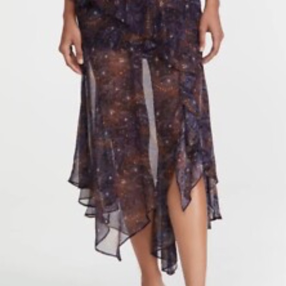 Veronica Beard Trixie Midi Skirt - Picture 3 of 5